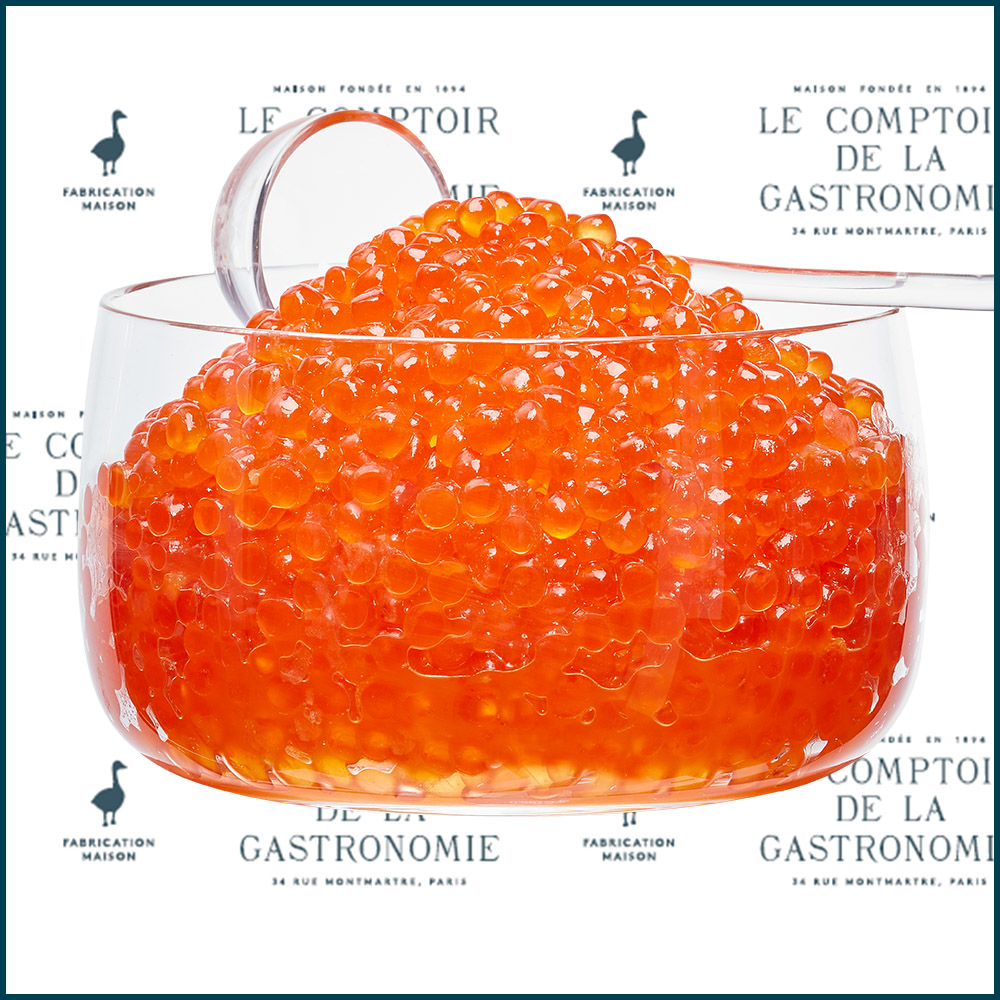 Œufs de Saumon non Pasteurisés - barquette de 150g