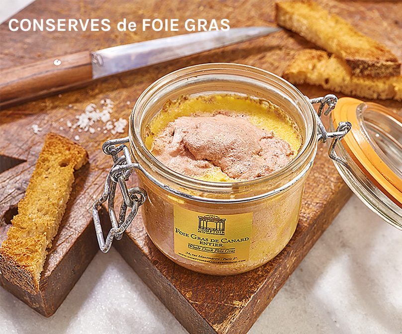 CONSERVES DE FOIE GRAS