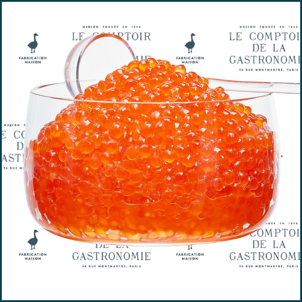 Œufs de Saumon non Pasteurisés - barquette de 150g